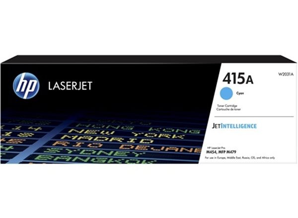 Original Toner HP 415A / W2031A, 2.100 cyan