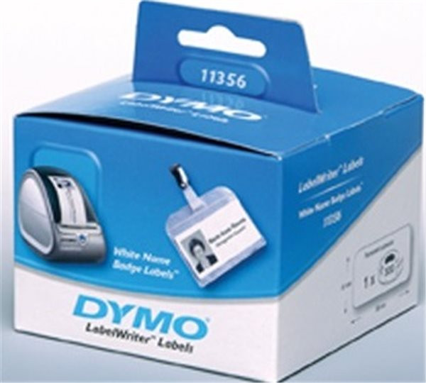 Original Einzel-Etiketten Dymo 11356, 41mm x 89mm, 300 Stück, weiß