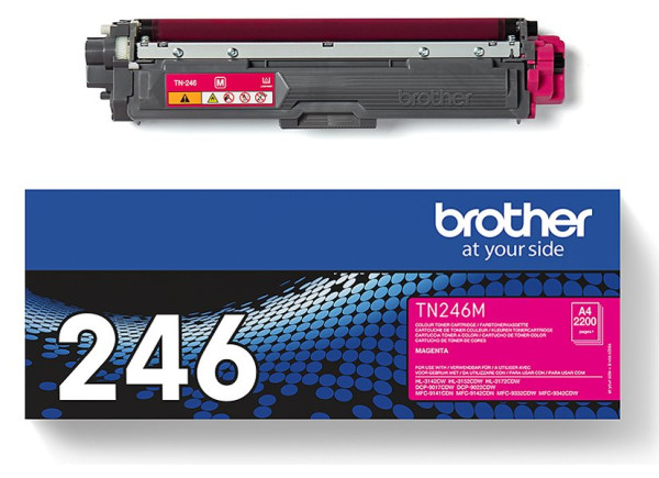 Original Toner Brother TN-246M, ca. 2.200 S., magenta 