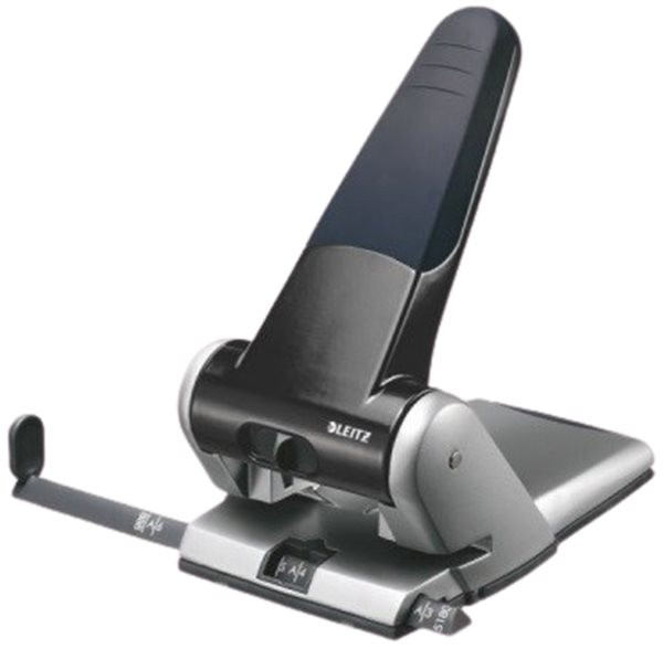 Locher bis 65 Blatt mit Anschlagschiene Leitz schwarz starker Registraturlocher