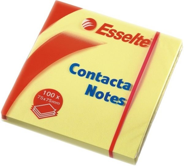Haftnotizen 75 x 75mm ESSELTE gelb, 12 x 100 Blatt
