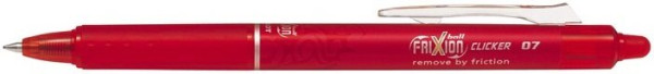 PILOT PEN Frixion Ball Clicker BLRT-FR7-R rot, Strichstärke 0,4mm 