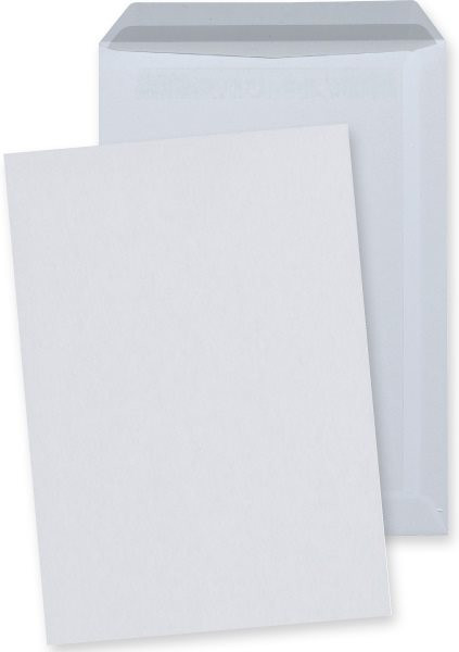 Kuvert 500x C5=162x229mm, ohne Fenster, weiß, Selbstklebung 