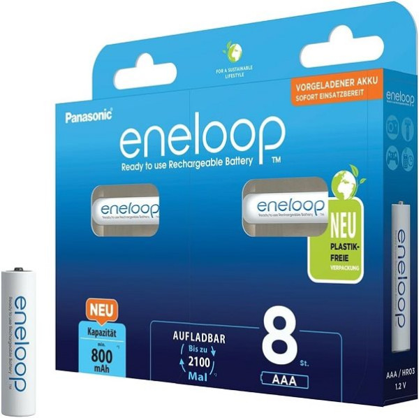 Panasonic Akku eneloop AAA/Micro, 800mAh