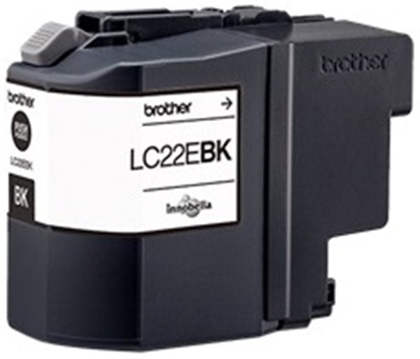 Original Tinte Brother LC-22EBK, ca. 2.400 S., schwarz 