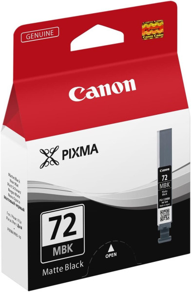 Original Tinte Canon PGI-72MBK, ca.1.640 Fotos 10 x 15cm, mattschwarz 