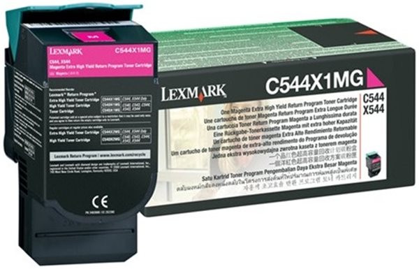 Original Toner Lexmark C544X1MG, ca. 4.000 S., magenta 