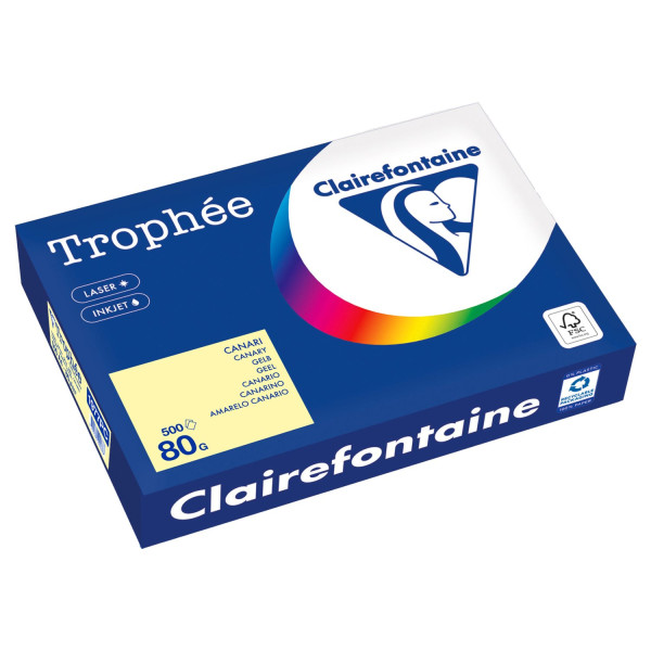 Clairefontaine Kopierpapier 1977PC A4 80g gelb 500Bl 