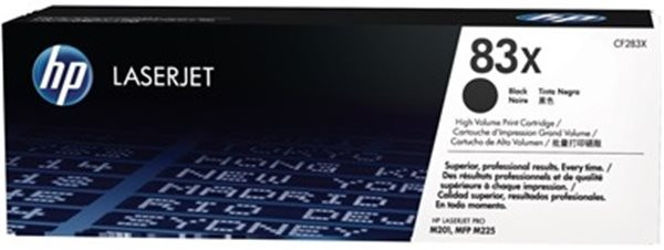 Original Toner HP 83X / CF283X, ca. 2.200 S., schwarz