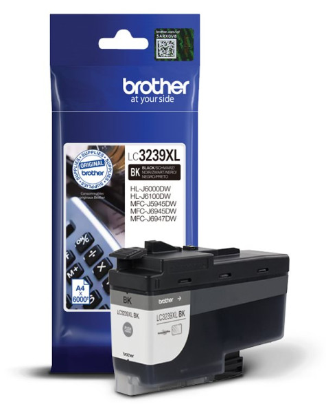 Original Tinte Brother LC-3239XLBK, ca. 6.000 S., schwarz 