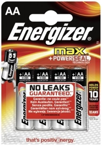 Batterien Mignon Energizer MAX,1,5 V, E91, AA/LR06, (1,5 V-3.000mAh)