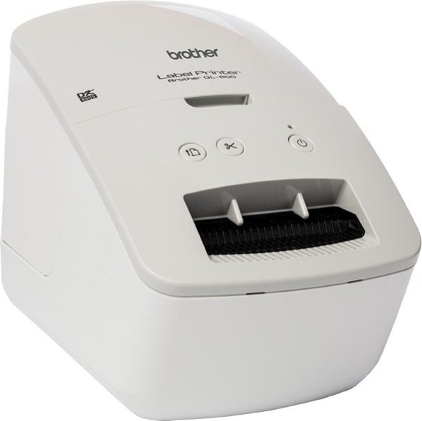Brother QL-600G Etikettendrucker, Vorführgerät (wie neu),Schneideautomatik,grau 