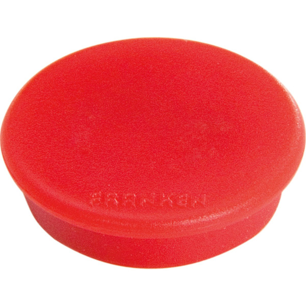 Magnete rund 32mm Franken rot 