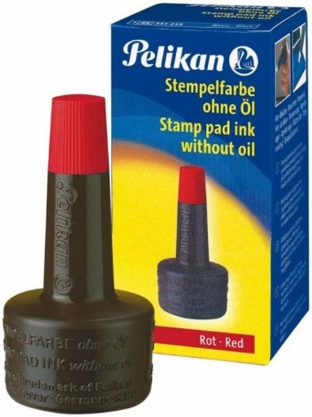 Stempelfarbe Pelikan 4K 28ml rot (ohne Öl) 