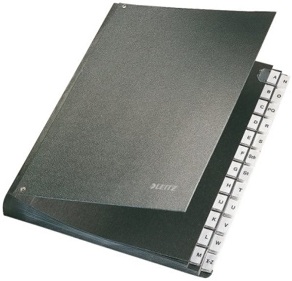 Pultordner A-Z Hartpappe schwarz Leitz (5824-00-95)