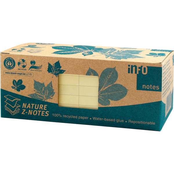 Info Haftnotiz 5644-11box 75x75mm gelb 12 St./Pack. 