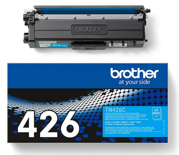 Original Toner Brother TN-426C, ca. 6.500 S., cyan 