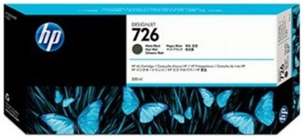 Original Tinte HP 726 / CH575A, 300 ml, schwarz 