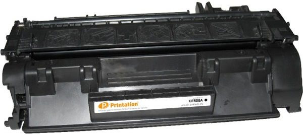 Printation Toner ersetzt HP 05A / CE505A, ca. 2.300 S., schwarz 