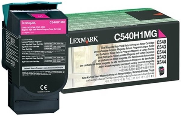 Original Toner Lexmark C540H1MG, ca. 2.000 S., magenta 