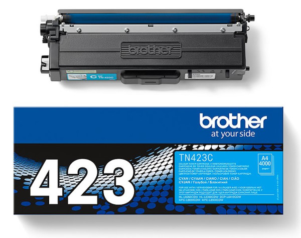 Original Toner Brother TN-423C, ca. 4.000 S., cyan