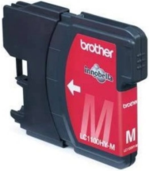 Original Tinte Brother LC-1100HYM, ca. 750 S., magenta