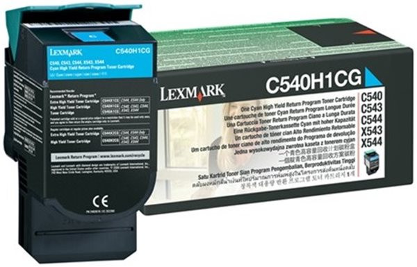 Original Toner Lexmark C540H1CG, ca. 2.000 S., cyan 