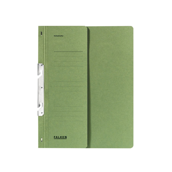 Einhakhefter A4 1/2 Deckel Falken kaufm. Heftg. grün 