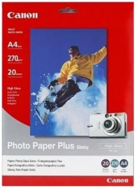 Canon Fotoglanzpapier A4 260g (PP-201) - nur für Tintenstrahlgeräte geeignet 