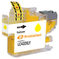 Printation Tinte ersetzt Brother LC-422XLY, ca. 1500 S., gelb 