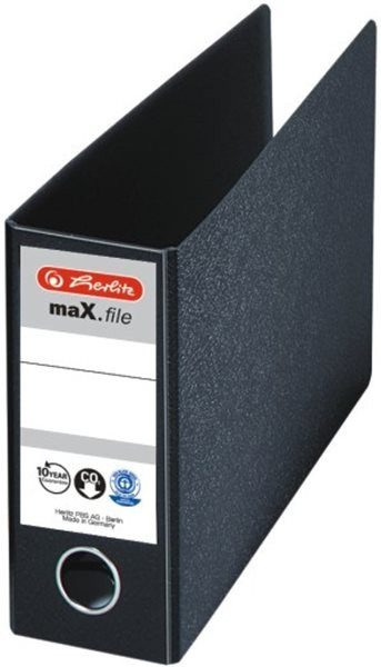Ordner A5 quer/7.5cm Pappe Herlitz maX.file