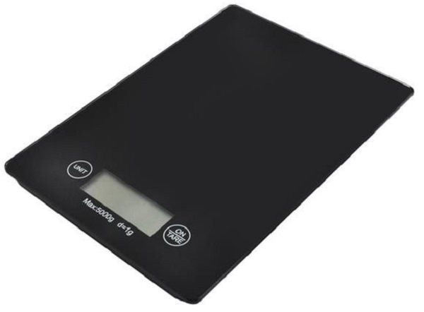 Küchen-/ Bürowaage von 2 bis 5000g mit hoher Genauigkeit in edler Optik