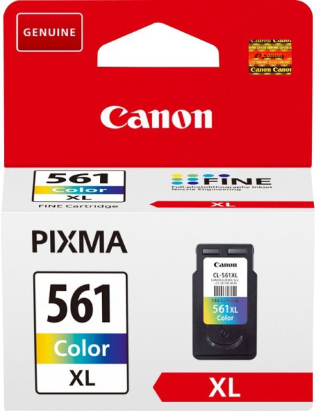 Original Tinte Canon CLI-561XL, ca. 300 Seiten, farbig