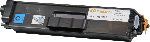 Printation Toner ersetzt Brother TN-326C, ca. 3.500 S., cyan 