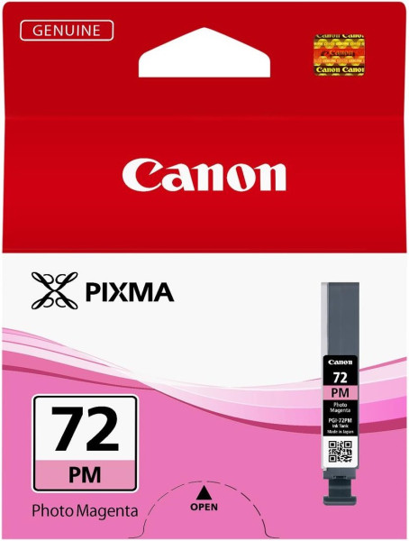 Original Tinte Canon PGI-72PM, ca.303 Fotos 10 x 15cm, fotomagenta 