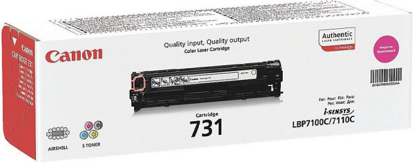 Original Toner Canon 731M / 6270B002, ca. 1.500 S., magenta