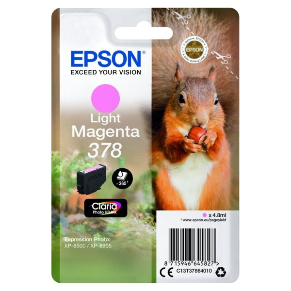 Original Tinte Epson 378, ca. 360 S., hellmagenta 