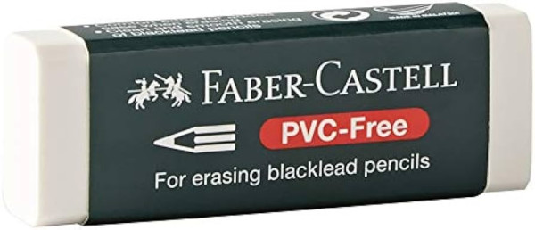 Faber-Castell Radierer Vinyl Eraser 7081 N 188121 Kunststoff weiß 