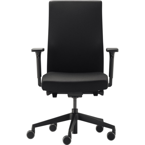 Bürodrehstuhl Dauphin to-Strike Comfort Pro, Stoff, mit Armlehnen, schwarz 