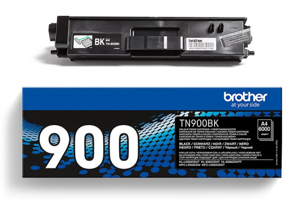 Original Toner Brother TN-900BK, ca. 6.000 S., schwarz