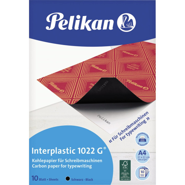 PELIKAN Kohlepapier A4 1022G 10 Bl./Pack. 
