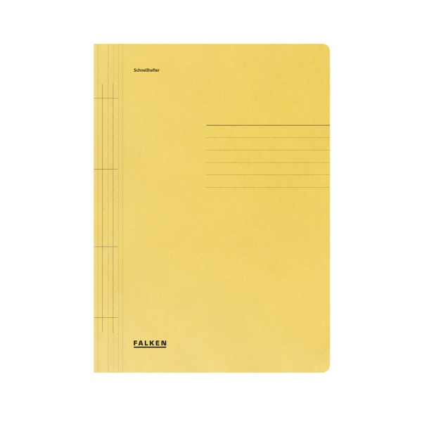 Falken Schnellhefter 80000425 A4 250g/m² Manila-RC-Karton gelb 