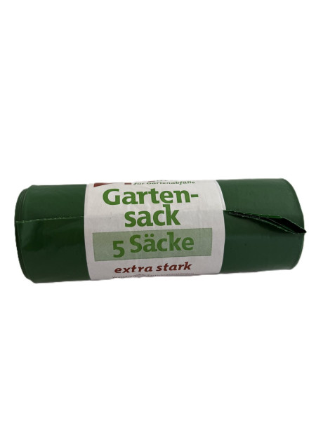 Abfallsack 120l (70x100cm) , extra starke Folie, grün, 5er-Packung 