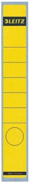 Rückenklebeschild lang + schmal Leitz gelb (1648-00-15)