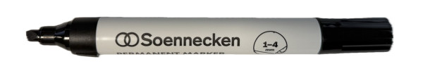 Permanentmarker Soennecken 3111 Keilspitze 1-4mm schwarz - ähnlich Edding 3300 