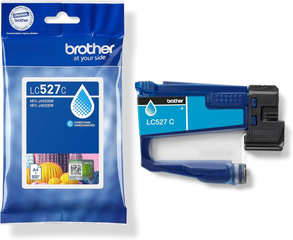 Original Tinte Brother LC-527C, ca 900 S., cyan 