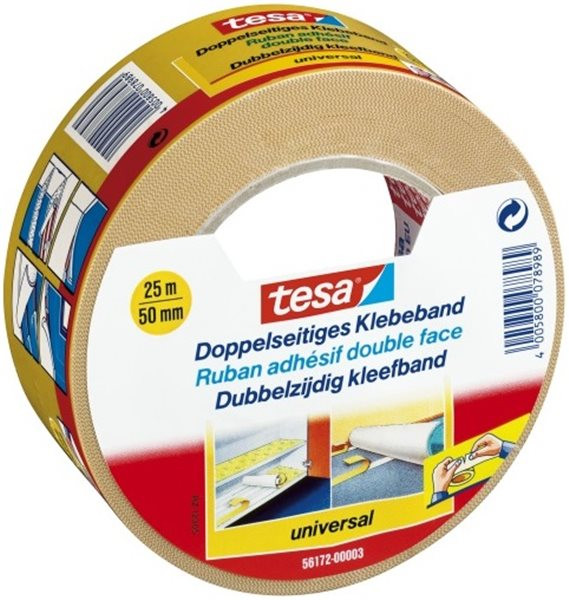 Klebeband 50mm x 25m doppelseitig Universal tesa 