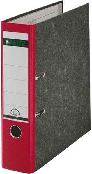 Ordner A4/8cm Pappe Standard rot Leitz 1080 mit 180 Grad Hebelmechanik 