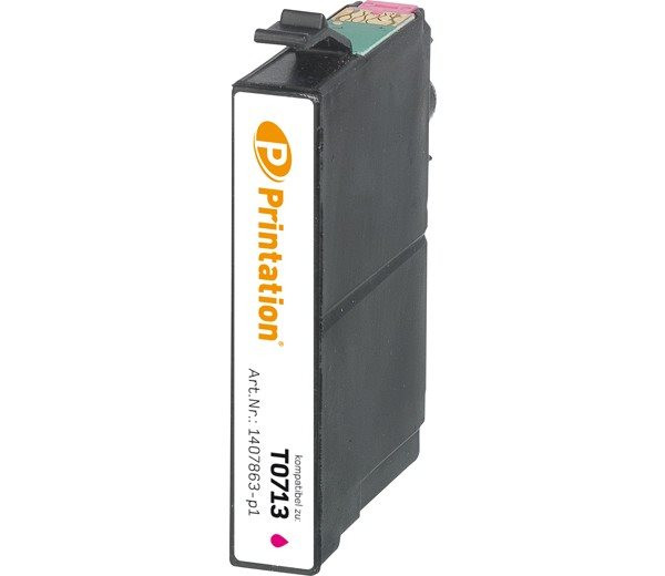Printation Tinte ersetzt Epson T0713, ca. 336 S., magenta