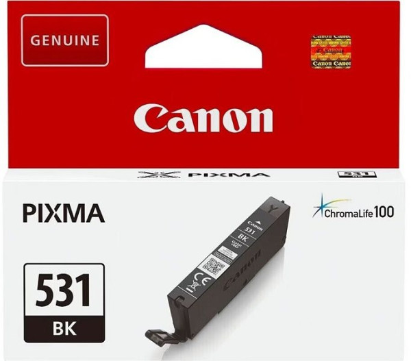 Original Tinte Canon CLI-531BK, schwarz